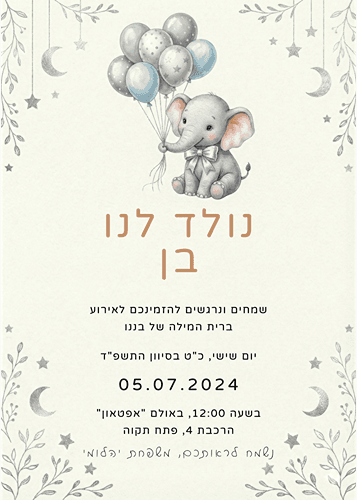 בחרו בהזמנה זו